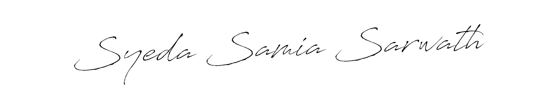 if you are searching for the best signature style for your name Syeda Samia Sarwath. so please give up your signature search. here we have designed multiple signature styles  using Antro_Vectra. Syeda Samia Sarwath signature style 6 images and pictures png