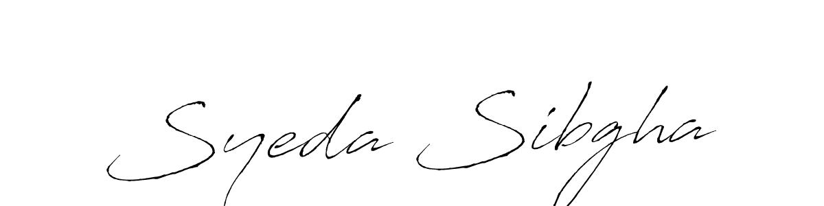 Also we have Syeda Sibgha name is the best signature style. Create professional handwritten signature collection using Antro_Vectra autograph style. Syeda Sibgha signature style 6 images and pictures png