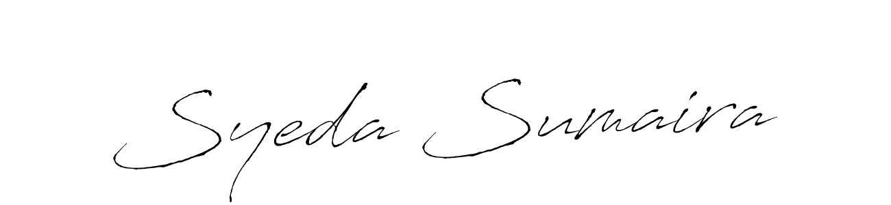 Similarly Antro_Vectra is the best handwritten signature design. Signature creator online .You can use it as an online autograph creator for name Syeda Sumaira. Syeda Sumaira signature style 6 images and pictures png