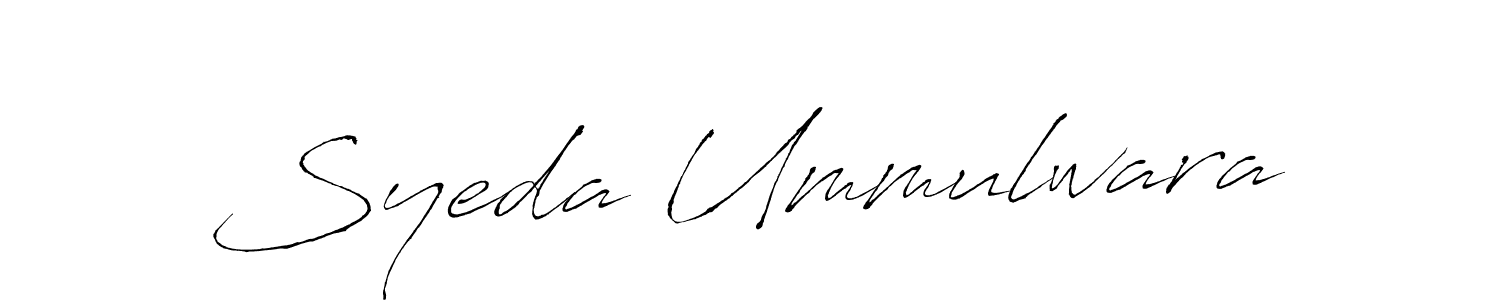 Also we have Syeda Ummulwara name is the best signature style. Create professional handwritten signature collection using Antro_Vectra autograph style. Syeda Ummulwara signature style 6 images and pictures png