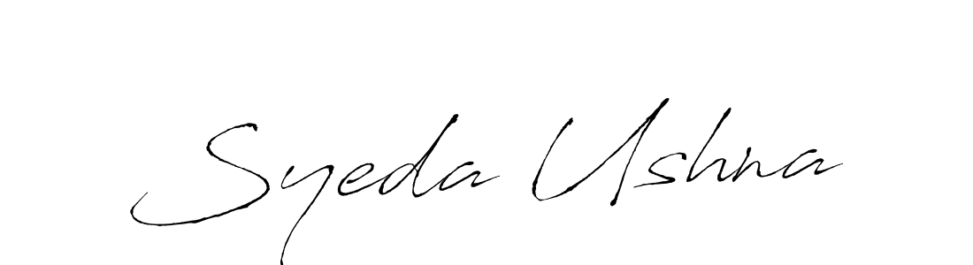 It looks lik you need a new signature style for name Syeda Ushna. Design unique handwritten (Antro_Vectra) signature with our free signature maker in just a few clicks. Syeda Ushna signature style 6 images and pictures png