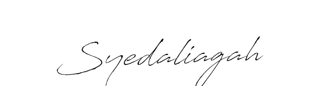 Also You can easily find your signature by using the search form. We will create Syedaliagah name handwritten signature images for you free of cost using Antro_Vectra sign style. Syedaliagah signature style 6 images and pictures png