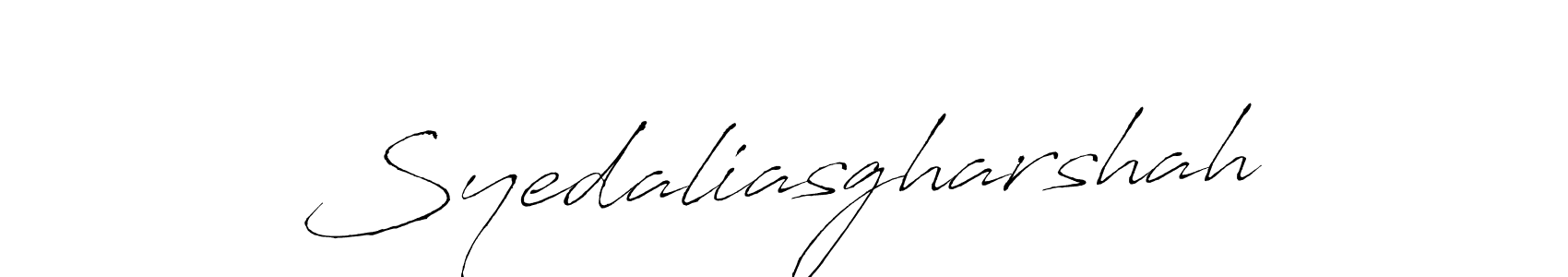 Also You can easily find your signature by using the search form. We will create Syedaliasgharshah name handwritten signature images for you free of cost using Antro_Vectra sign style. Syedaliasgharshah signature style 6 images and pictures png