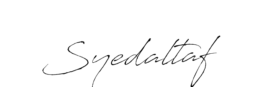 Make a beautiful signature design for name Syedaltaf. With this signature (Antro_Vectra) style, you can create a handwritten signature for free. Syedaltaf signature style 6 images and pictures png