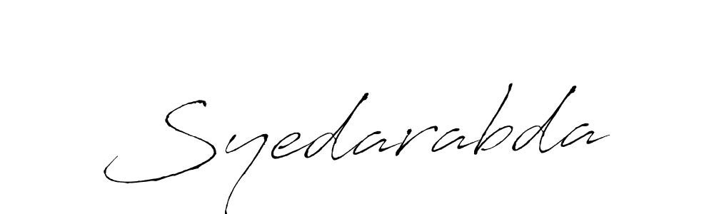 Make a beautiful signature design for name Syedarabda. Use this online signature maker to create a handwritten signature for free. Syedarabda signature style 6 images and pictures png