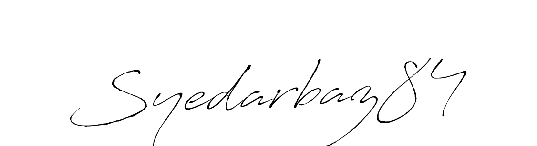 You can use this online signature creator to create a handwritten signature for the name Syedarbaz84. This is the best online autograph maker. Syedarbaz84 signature style 6 images and pictures png