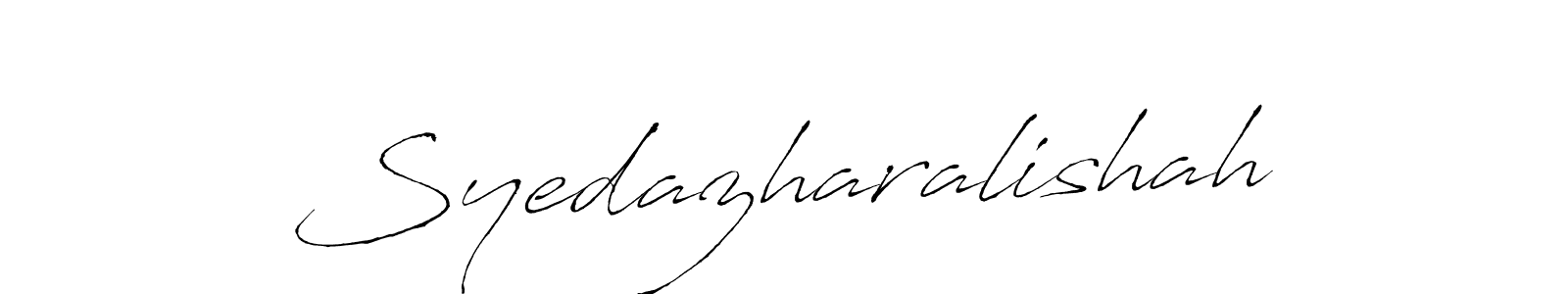 How to Draw Syedazharalishah signature style? Antro_Vectra is a latest design signature styles for name Syedazharalishah. Syedazharalishah signature style 6 images and pictures png