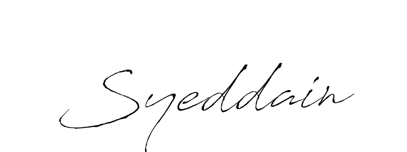 Make a beautiful signature design for name Syeddain. Use this online signature maker to create a handwritten signature for free. Syeddain signature style 6 images and pictures png