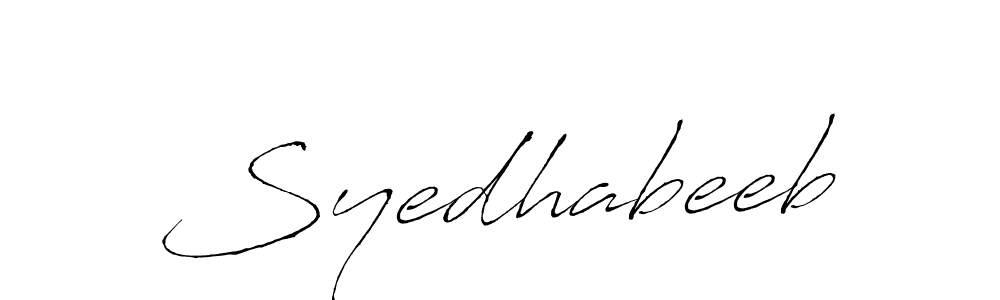 You can use this online signature creator to create a handwritten signature for the name Syedhabeeb. This is the best online autograph maker. Syedhabeeb signature style 6 images and pictures png