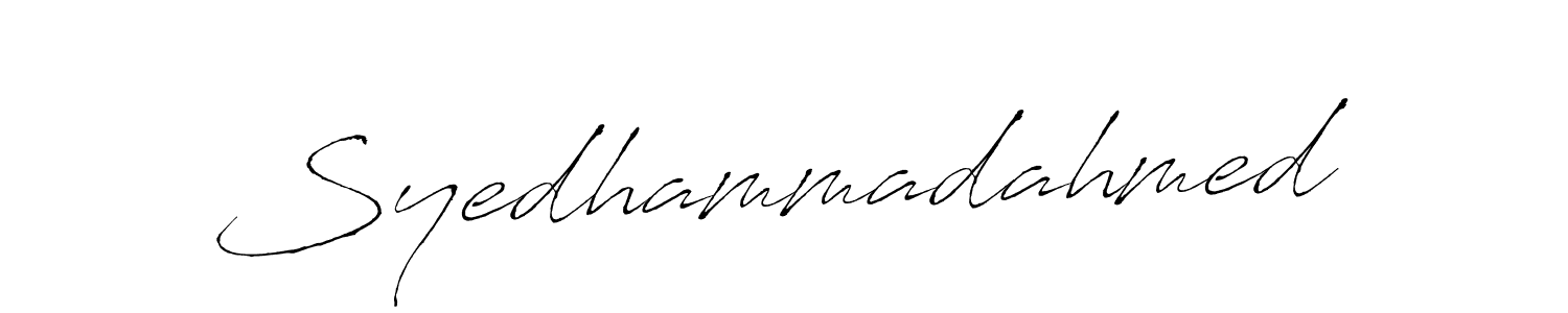 Similarly Antro_Vectra is the best handwritten signature design. Signature creator online .You can use it as an online autograph creator for name Syedhammadahmed. Syedhammadahmed signature style 6 images and pictures png