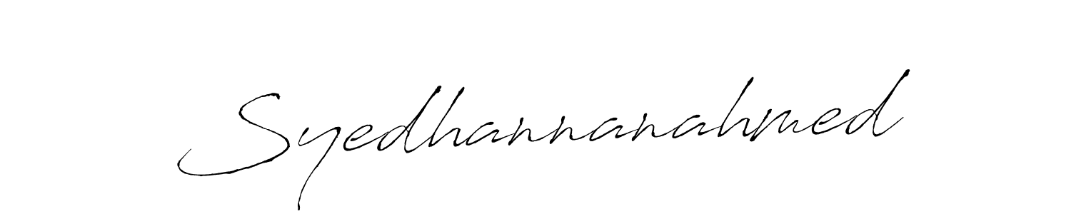 It looks lik you need a new signature style for name Syedhannanahmed. Design unique handwritten (Antro_Vectra) signature with our free signature maker in just a few clicks. Syedhannanahmed signature style 6 images and pictures png