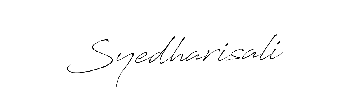 Create a beautiful signature design for name Syedharisali. With this signature (Antro_Vectra) fonts, you can make a handwritten signature for free. Syedharisali signature style 6 images and pictures png