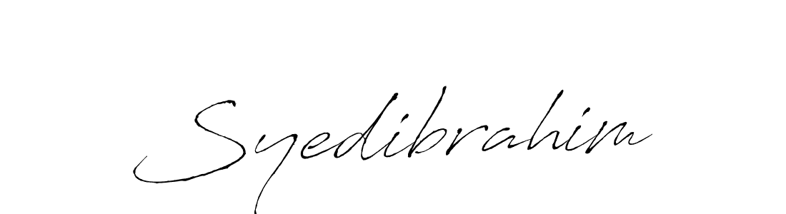 Syedibrahim stylish signature style. Best Handwritten Sign (Antro_Vectra) for my name. Handwritten Signature Collection Ideas for my name Syedibrahim. Syedibrahim signature style 6 images and pictures png