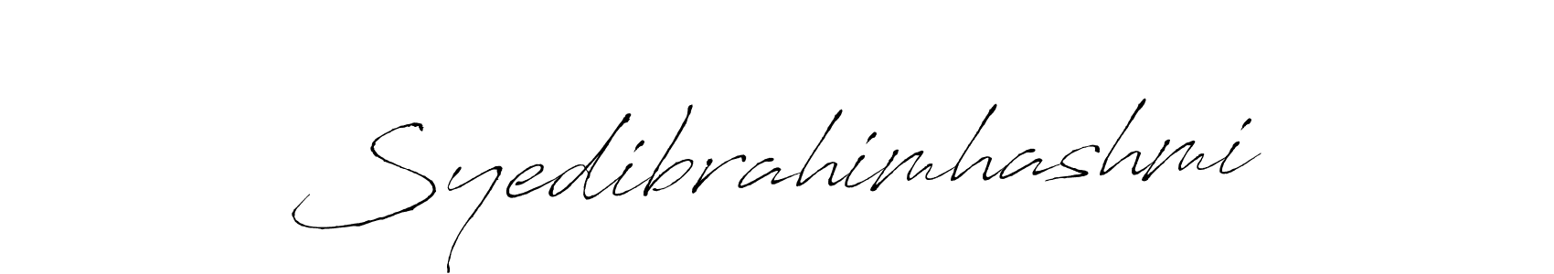 Design your own signature with our free online signature maker. With this signature software, you can create a handwritten (Antro_Vectra) signature for name Syedibrahimhashmi. Syedibrahimhashmi signature style 6 images and pictures png