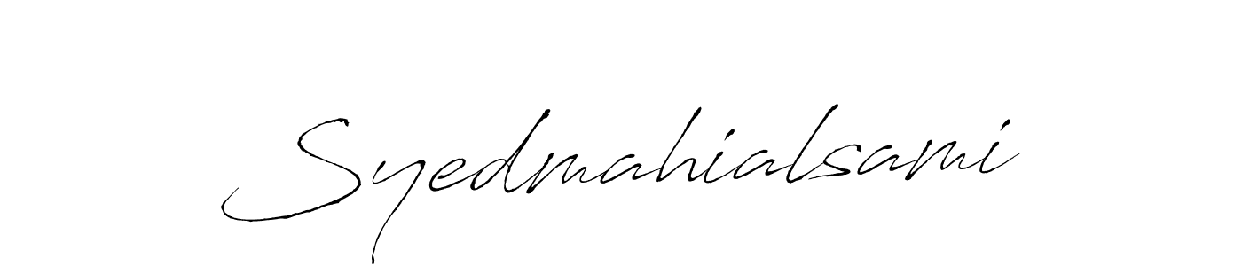 It looks lik you need a new signature style for name Syedmahialsami. Design unique handwritten (Antro_Vectra) signature with our free signature maker in just a few clicks. Syedmahialsami signature style 6 images and pictures png