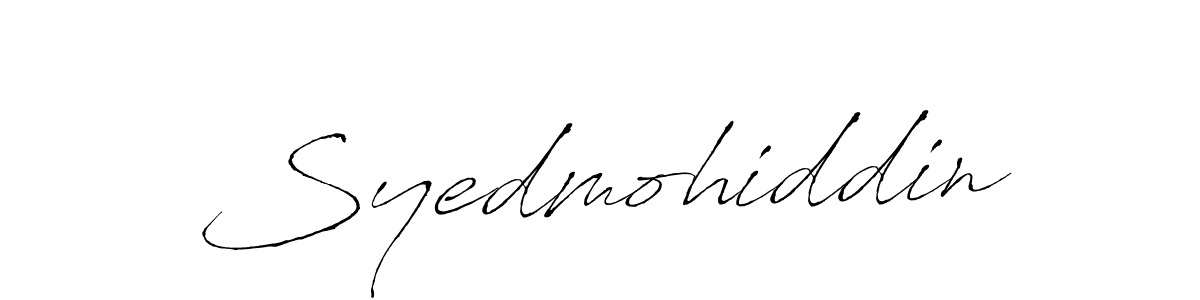 Make a short Syedmohiddin signature style. Manage your documents anywhere anytime using Antro_Vectra. Create and add eSignatures, submit forms, share and send files easily. Syedmohiddin signature style 6 images and pictures png