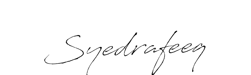 Design your own signature with our free online signature maker. With this signature software, you can create a handwritten (Antro_Vectra) signature for name Syedrafeeq. Syedrafeeq signature style 6 images and pictures png
