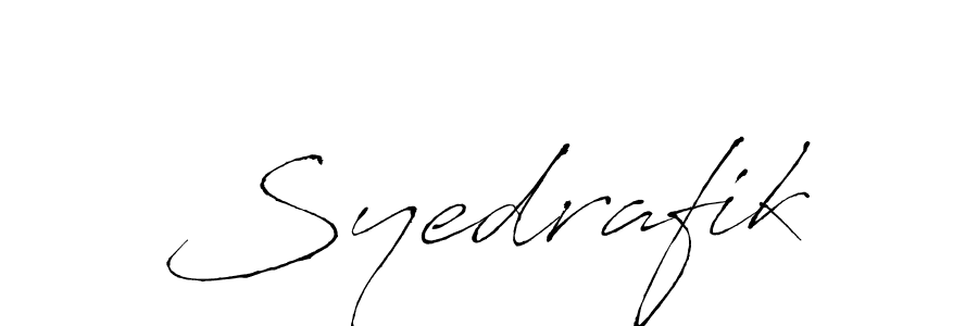 Also we have Syedrafik name is the best signature style. Create professional handwritten signature collection using Antro_Vectra autograph style. Syedrafik signature style 6 images and pictures png