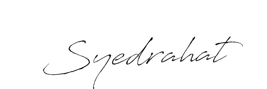 Syedrahat stylish signature style. Best Handwritten Sign (Antro_Vectra) for my name. Handwritten Signature Collection Ideas for my name Syedrahat. Syedrahat signature style 6 images and pictures png