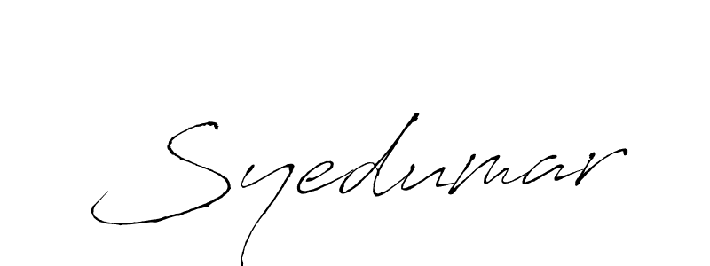 How to make Syedumar name signature. Use Antro_Vectra style for creating short signs online. This is the latest handwritten sign. Syedumar signature style 6 images and pictures png