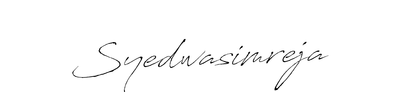The best way (Antro_Vectra) to make a short signature is to pick only two or three words in your name. The name Syedwasimreja include a total of six letters. For converting this name. Syedwasimreja signature style 6 images and pictures png