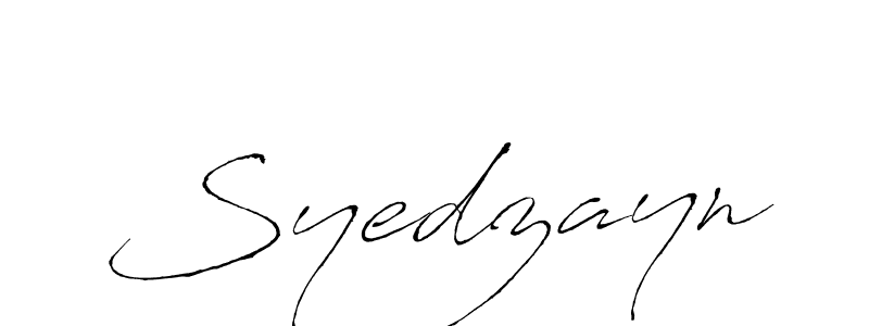 The best way (Antro_Vectra) to make a short signature is to pick only two or three words in your name. The name Syedzayn include a total of six letters. For converting this name. Syedzayn signature style 6 images and pictures png