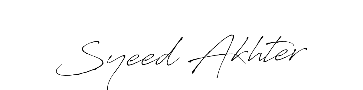 Antro_Vectra is a professional signature style that is perfect for those who want to add a touch of class to their signature. It is also a great choice for those who want to make their signature more unique. Get Syeed Akhter name to fancy signature for free. Syeed Akhter signature style 6 images and pictures png