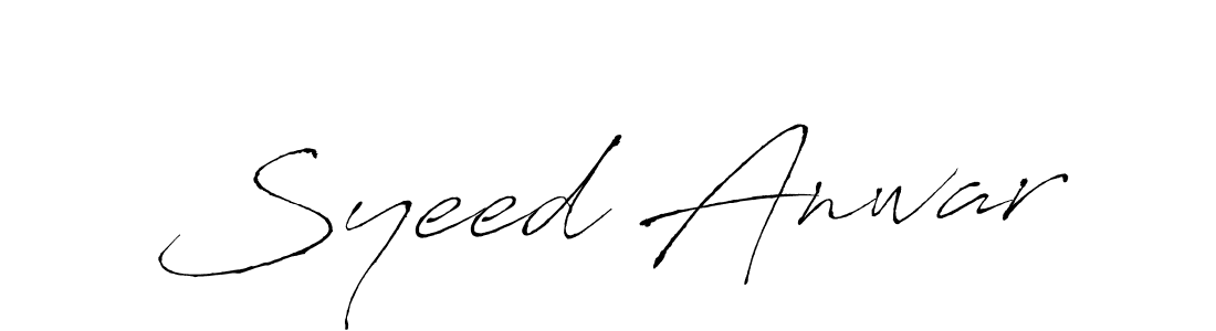 Make a beautiful signature design for name Syeed Anwar. Use this online signature maker to create a handwritten signature for free. Syeed Anwar signature style 6 images and pictures png