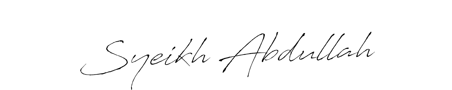 You should practise on your own different ways (Antro_Vectra) to write your name (Syeikh Abdullah) in signature. don't let someone else do it for you. Syeikh Abdullah signature style 6 images and pictures png