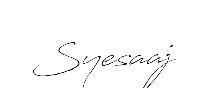 This is the best signature style for the Syesaaj name. Also you like these signature font (Antro_Vectra). Mix name signature. Syesaaj signature style 6 images and pictures png