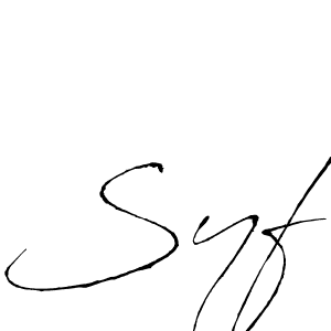 It looks lik you need a new signature style for name Syf. Design unique handwritten (Antro_Vectra) signature with our free signature maker in just a few clicks. Syf signature style 6 images and pictures png