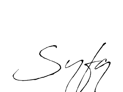 Once you've used our free online signature maker to create your best signature Antro_Vectra style, it's time to enjoy all of the benefits that Syfq name signing documents. Syfq signature style 6 images and pictures png