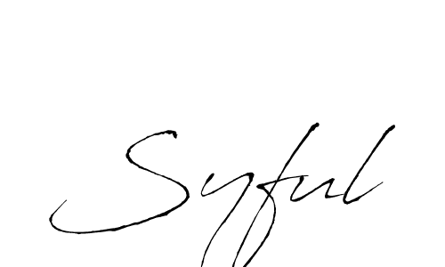 if you are searching for the best signature style for your name Syful. so please give up your signature search. here we have designed multiple signature styles  using Antro_Vectra. Syful signature style 6 images and pictures png