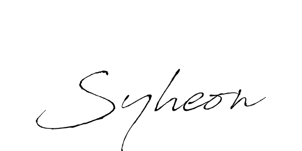 Make a beautiful signature design for name Syheon. Use this online signature maker to create a handwritten signature for free. Syheon signature style 6 images and pictures png