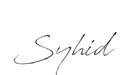 Make a beautiful signature design for name Syhid. Use this online signature maker to create a handwritten signature for free. Syhid signature style 6 images and pictures png
