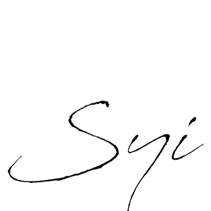 Syi stylish signature style. Best Handwritten Sign (Antro_Vectra) for my name. Handwritten Signature Collection Ideas for my name Syi. Syi signature style 6 images and pictures png