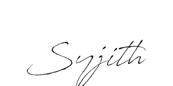 Once you've used our free online signature maker to create your best signature Antro_Vectra style, it's time to enjoy all of the benefits that Syjith name signing documents. Syjith signature style 6 images and pictures png