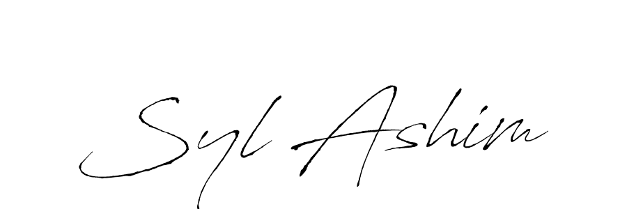 How to Draw Syl Ashim signature style? Antro_Vectra is a latest design signature styles for name Syl Ashim. Syl Ashim signature style 6 images and pictures png