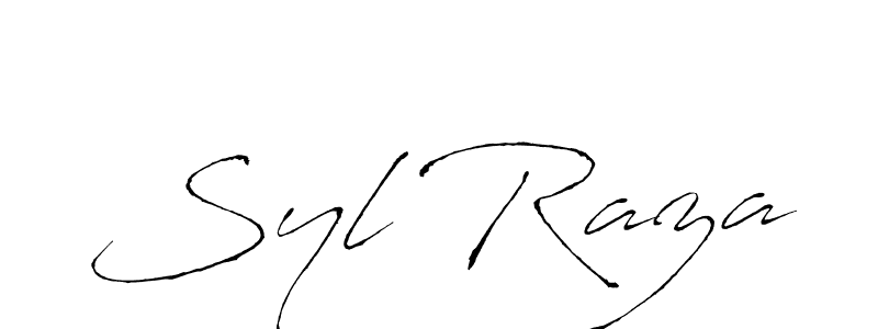 This is the best signature style for the Syl Raza name. Also you like these signature font (Antro_Vectra). Mix name signature. Syl Raza signature style 6 images and pictures png
