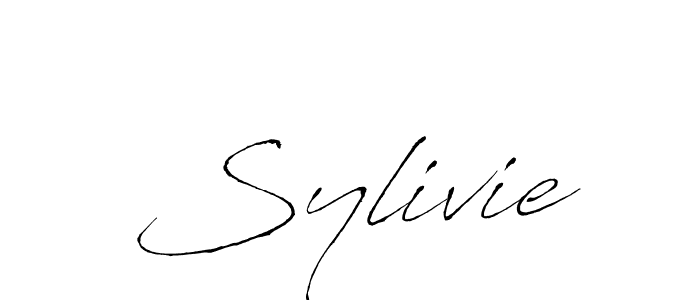 Sylivie stylish signature style. Best Handwritten Sign (Antro_Vectra) for my name. Handwritten Signature Collection Ideas for my name Sylivie. Sylivie signature style 6 images and pictures png