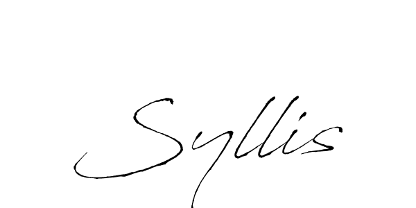 Also we have Syllis name is the best signature style. Create professional handwritten signature collection using Antro_Vectra autograph style. Syllis signature style 6 images and pictures png