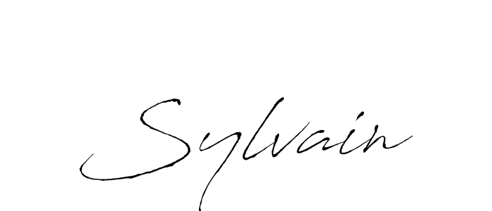 if you are searching for the best signature style for your name Sylvain. so please give up your signature search. here we have designed multiple signature styles  using Antro_Vectra. Sylvain signature style 6 images and pictures png