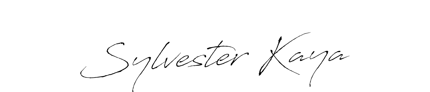 Also You can easily find your signature by using the search form. We will create Sylvester Kaya name handwritten signature images for you free of cost using Antro_Vectra sign style. Sylvester Kaya signature style 6 images and pictures png