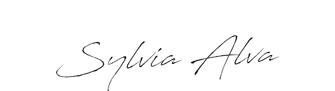 Once you've used our free online signature maker to create your best signature Antro_Vectra style, it's time to enjoy all of the benefits that Sylvia Alva name signing documents. Sylvia Alva signature style 6 images and pictures png