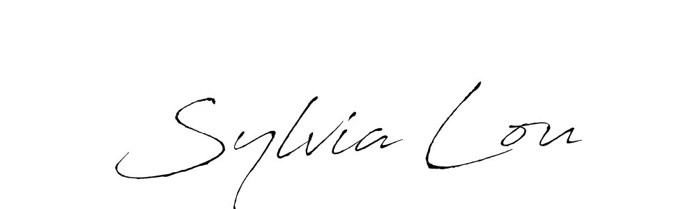 Best and Professional Signature Style for Sylvia Lou. Antro_Vectra Best Signature Style Collection. Sylvia Lou signature style 6 images and pictures png