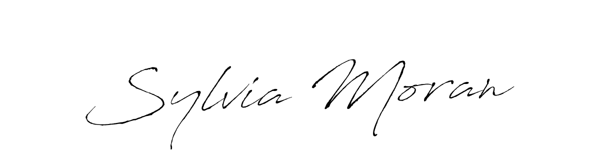 Create a beautiful signature design for name Sylvia Moran. With this signature (Antro_Vectra) fonts, you can make a handwritten signature for free. Sylvia Moran signature style 6 images and pictures png