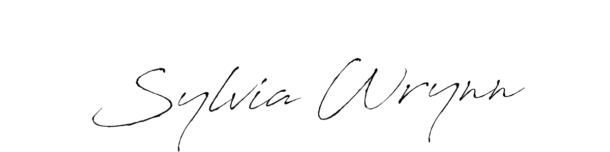 Make a beautiful signature design for name Sylvia Wrynn. With this signature (Antro_Vectra) style, you can create a handwritten signature for free. Sylvia Wrynn signature style 6 images and pictures png