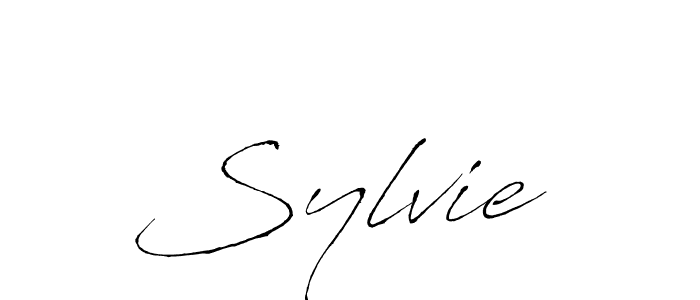 Design your own signature with our free online signature maker. With this signature software, you can create a handwritten (Antro_Vectra) signature for name Sylvie . Sylvie  signature style 6 images and pictures png