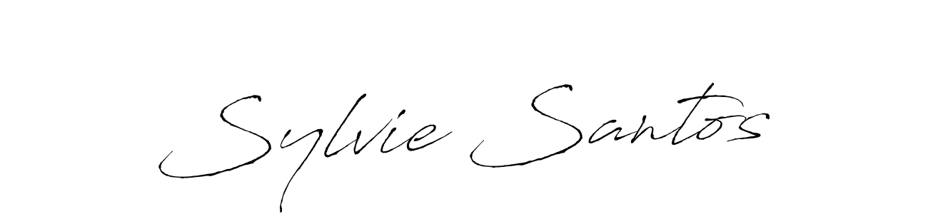 You should practise on your own different ways (Antro_Vectra) to write your name (Sylvie Santos) in signature. don't let someone else do it for you. Sylvie Santos signature style 6 images and pictures png