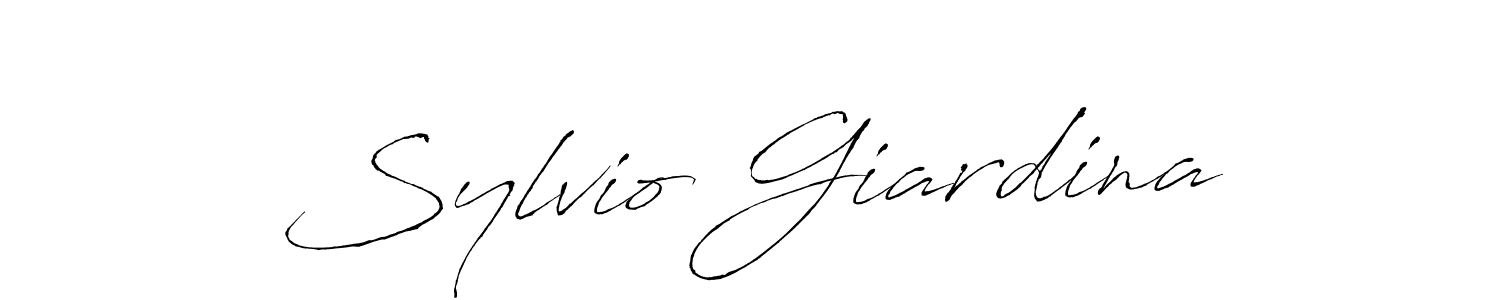 Sylvio Giardina stylish signature style. Best Handwritten Sign (Antro_Vectra) for my name. Handwritten Signature Collection Ideas for my name Sylvio Giardina. Sylvio Giardina signature style 6 images and pictures png